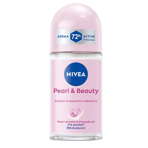 NIVEA Natural Glow Pearl & Beauty 72H Deodorant Roll (50ml)
