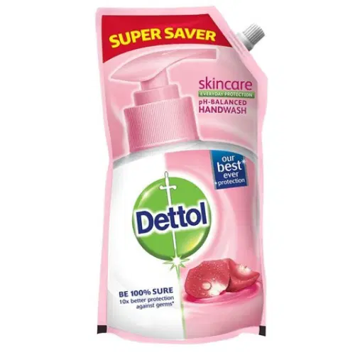 Dettol Liquid Handwash Refill – Skincare Hand Wash- 675ml | pH Balanced | 10x Better Germ Protection