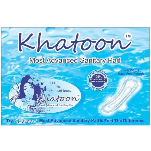 Khatoon Sanitary Pads Extra Large With Wings