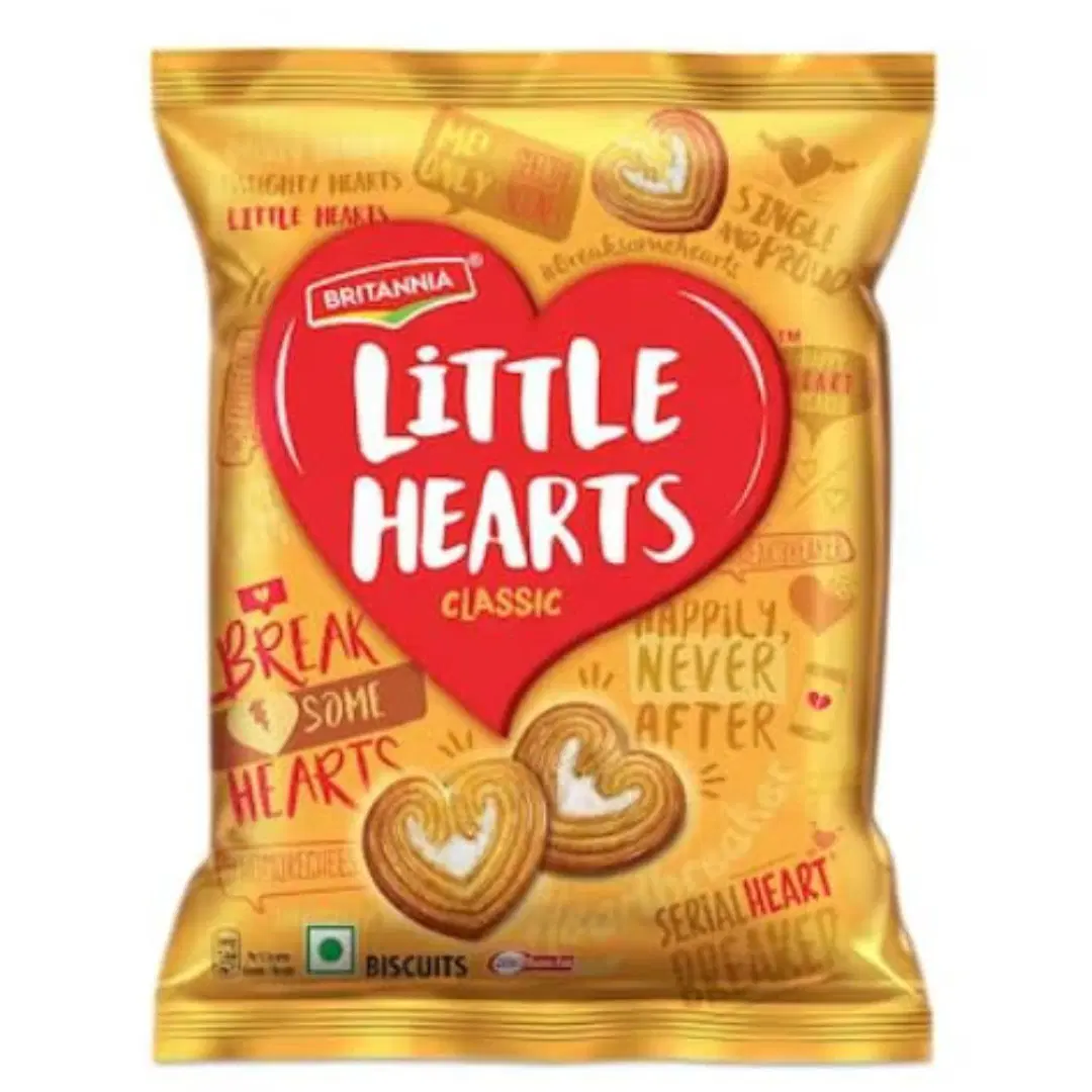 Britannia Little Hearts Biscuits, 26g