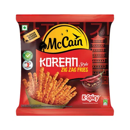 Mccain Korean Style Zig Zag Fries 325gm