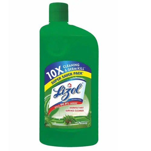 Lizol Disinfectant Surface & Floor Cleaner Liquid - Neem, 500 ml