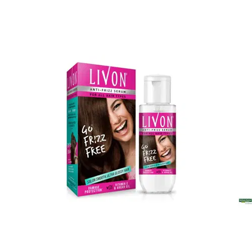 Livon Anti-Frizz Serum For All Hair Types 95ml