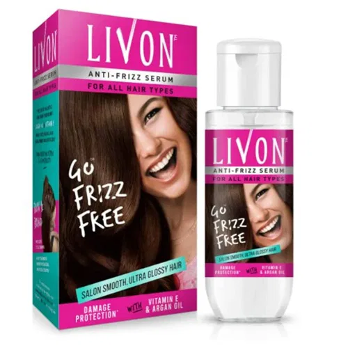 Livon Anti-Frizz Serum For All Hair Types 20ml