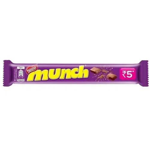 Nestle Munch, Choco Coated Crunchy Wafer Bar, 8.7 g