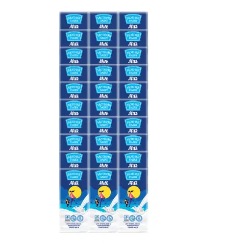 Mother Dairy Uht Milk Carton,Liquid, Crate (500ml 24pcs)