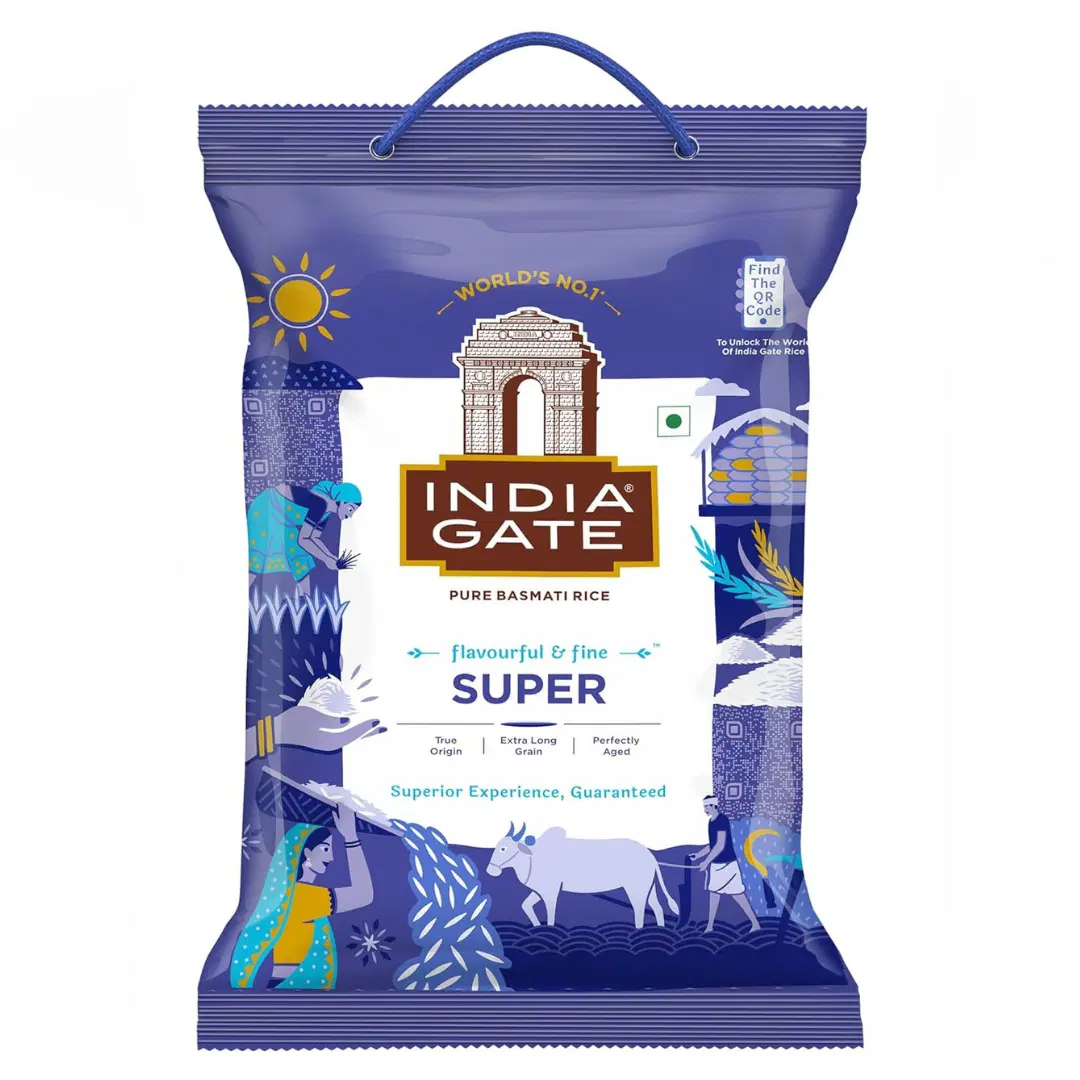INDIA GATE Super, Premium Basmati Rice -5kg