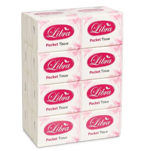 Libra Pocket Tissues 10 Pulls 3 Ply - Pack of 10