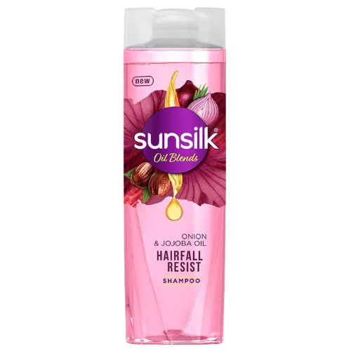 Sunsilk Onion & Jojoba Oil Hairfall Resist Oil Blends Shampoo -340ml