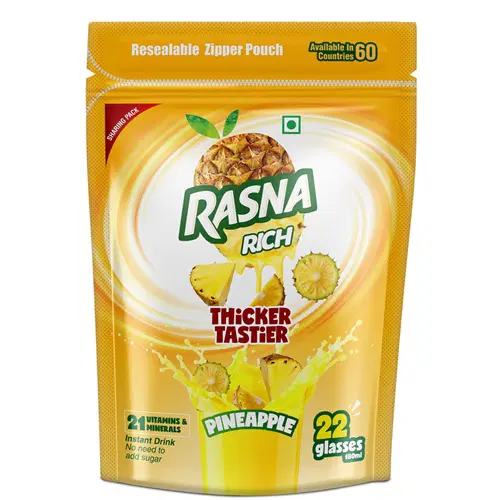 Real Fruit Power, Pineapple - 1Ltr