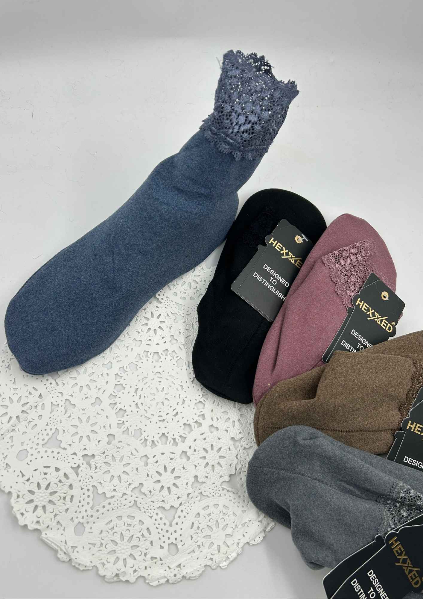 Hexxed Mink Wool, Winter Socks, F6-2