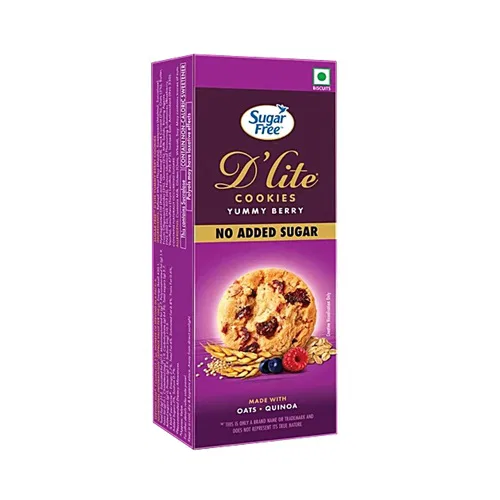Suger Free D'Lite Cookies Choco-Chip No Added Suger 75gm