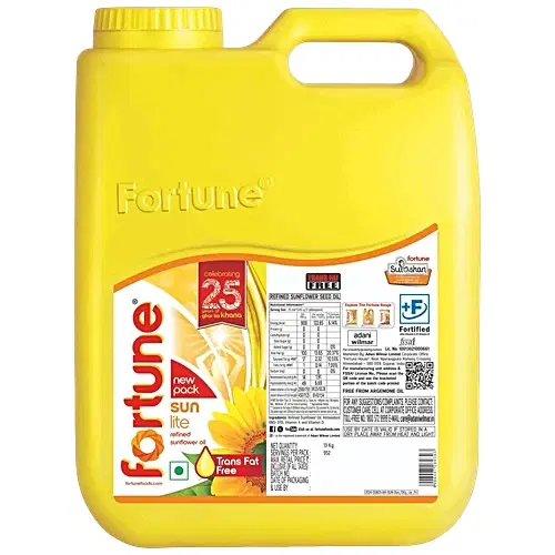 Fortune Sunlite -Refined Sunflower Oil -15ltr