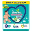 Pampers Complete Skin Comfort Pants, Anti-Rash Blanket, Medium Size (M) 68 Count, 7-12Kg – image 1