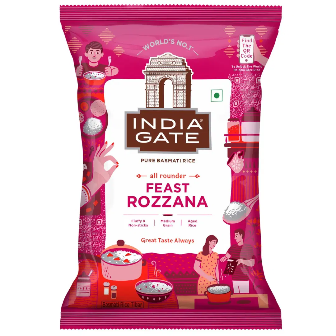 INDIA GATE Feast Rozanna, Premium Basmati Rice -1kg