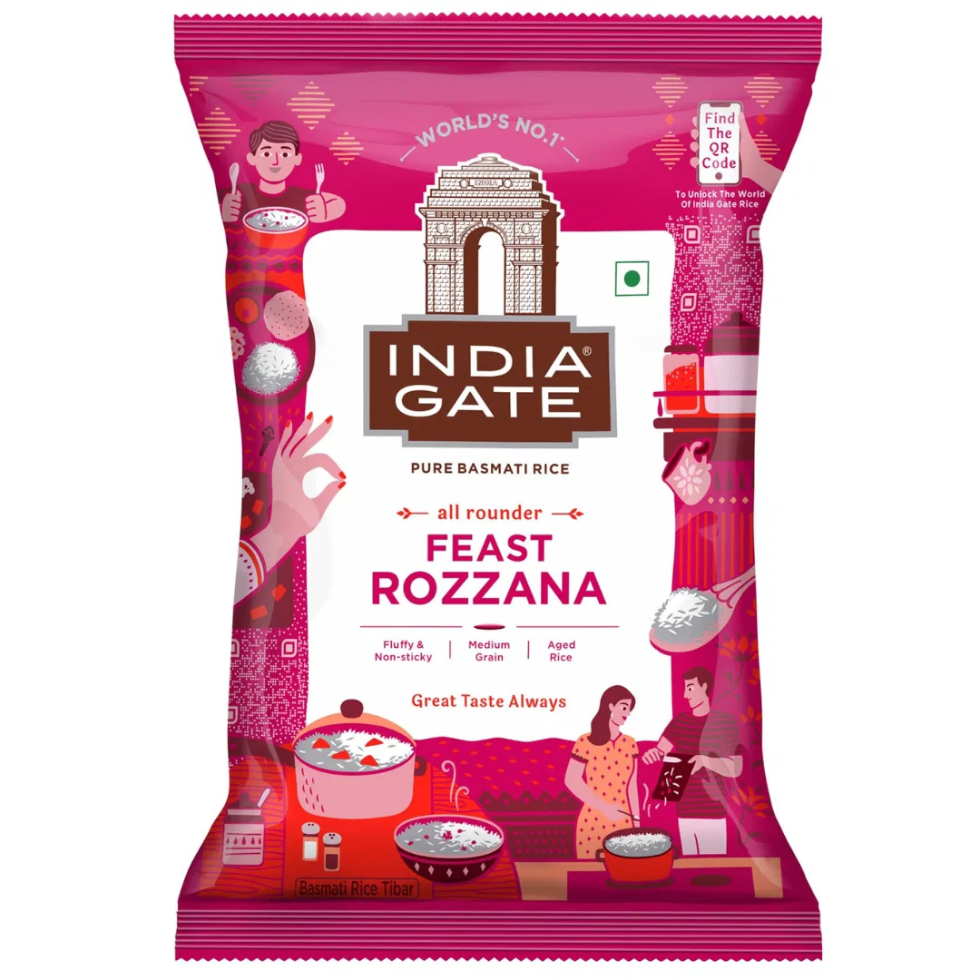 INDIA GATE Feast Rozanna, Premium Basmati Rice -1kg