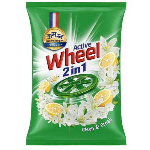 Active Wheel Lemon & Jasmin Detergent Powder -4Kg