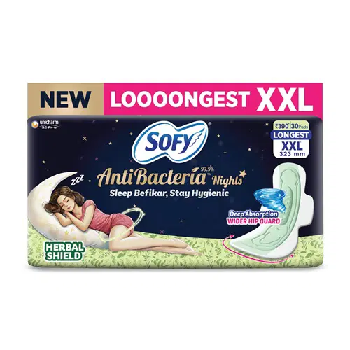Sofy Anti Bacteria Nights Herbal Shield