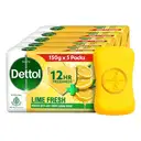Dettol Lime Fresh with long lasting freshness  (4 x 100 g) – image 1
