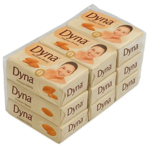 Dyna Premium Milk Cream & Almond Oil Soap 45 g (Pack of 12)