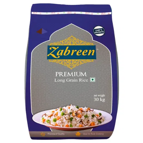 Zabreen Premium, Long Grain Rice, Bag -30kg