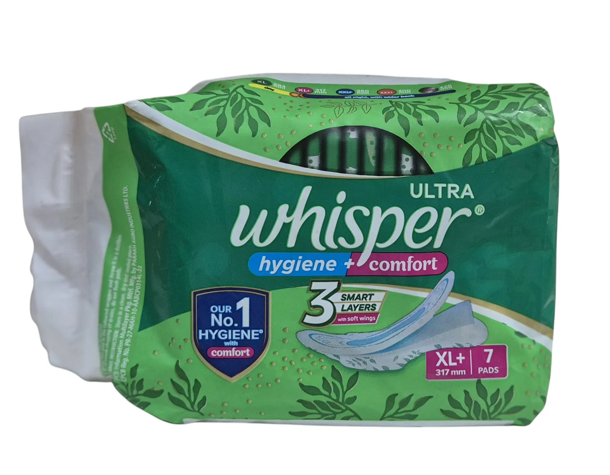 Whisper Ultra XL+7 PADS