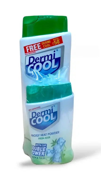 Dermicool Prickly Heat Fresh Aloe Powder 