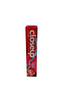 Closeup Everfresh+ Anti-Germ Gel Plaque Removal Toothpaste Red Hot  – image 2