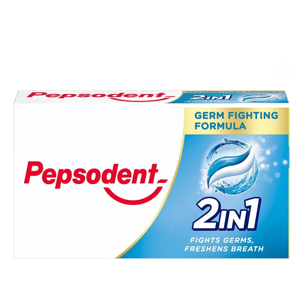 Pepsodent 2 in 1 Toothpaste, Plaque, Clean, Fresh Breath