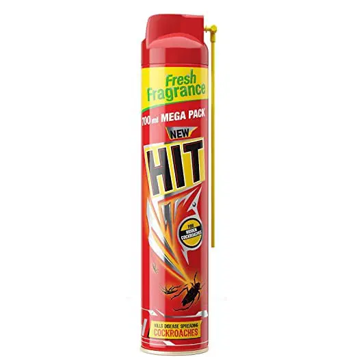 HIT Spray, Crawling Insect Killer Instant Kill, Deep-Reach Nozzle, Fresh Fragrance Red,
