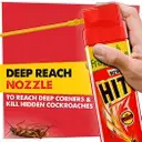 HIT Spray, Crawling Insect Killer Instant Kill, Deep-Reach Nozzle, Fresh Fragrance Red, – image 3