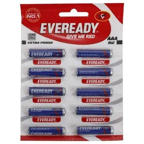 Eveready Alkaline Batteries - Red AA, 10 Battery Pack