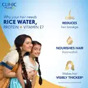 Clinic Plus Strong & Thick Shampoo with Rice Water, Protein + Vitamin E – image 5
