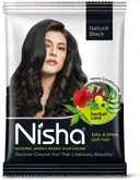 Nisha Natural Black Hair Color Dye Henna Based Black Dye  – image 1