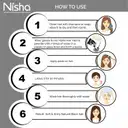 Nisha Natural Black Hair Color Dye Henna Based Black Dye  – image 4