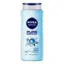 NIVEA Men Body Wash, Pure Impact Shower Gel – image 1