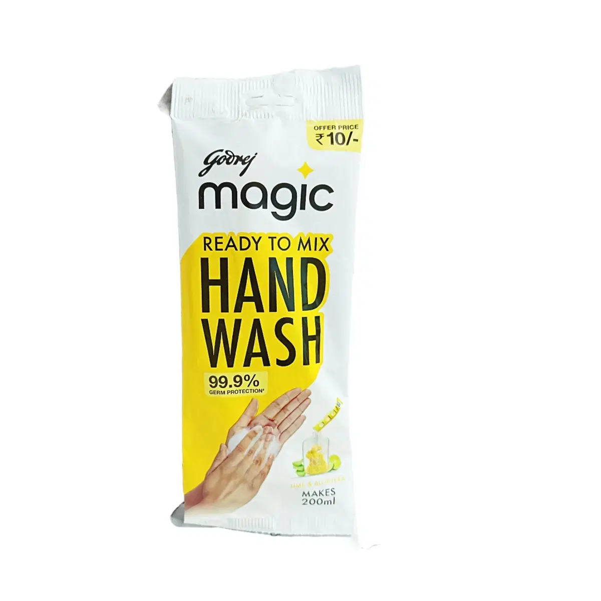 Godrej magic ready to mix handwash (lime & aloevera 9gm)