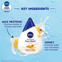 NIVEA Face Wash, Milk Delight Moisturising Honey(Dry Skin), – image 5