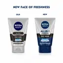 NIVEA Men Face Wash, All in 1 Charcoal – image 3