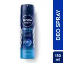 Nivea Deodorant - Fresh Active Original, Spray, Men – image 2