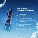 Nivea Deodorant - Fresh Active Original, Spray, Men – image 4