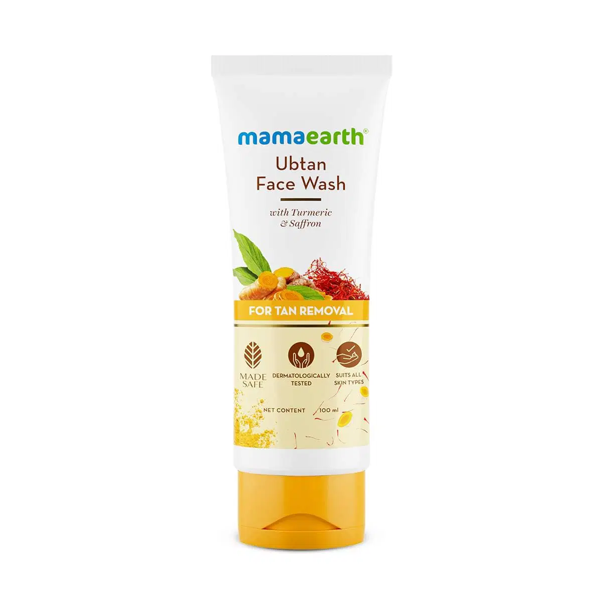 Mamaearth Ubtan Natural Face Wash for Dry Skin,