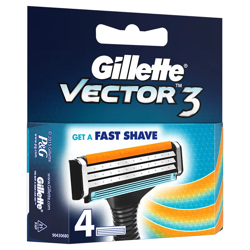 Gillette Vector 3 Manual Shaving Razor Blades for men 