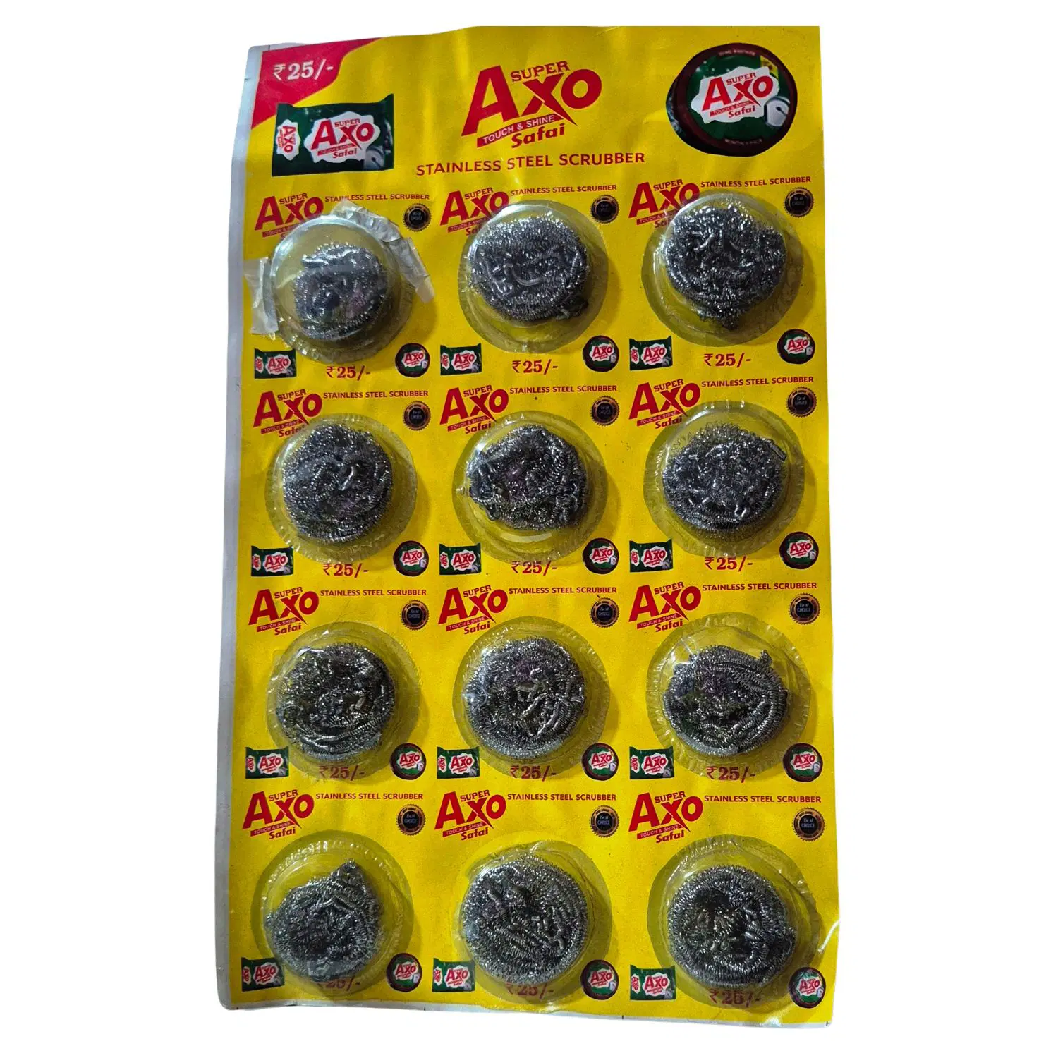 AXO Steel Scrubber Combo Set