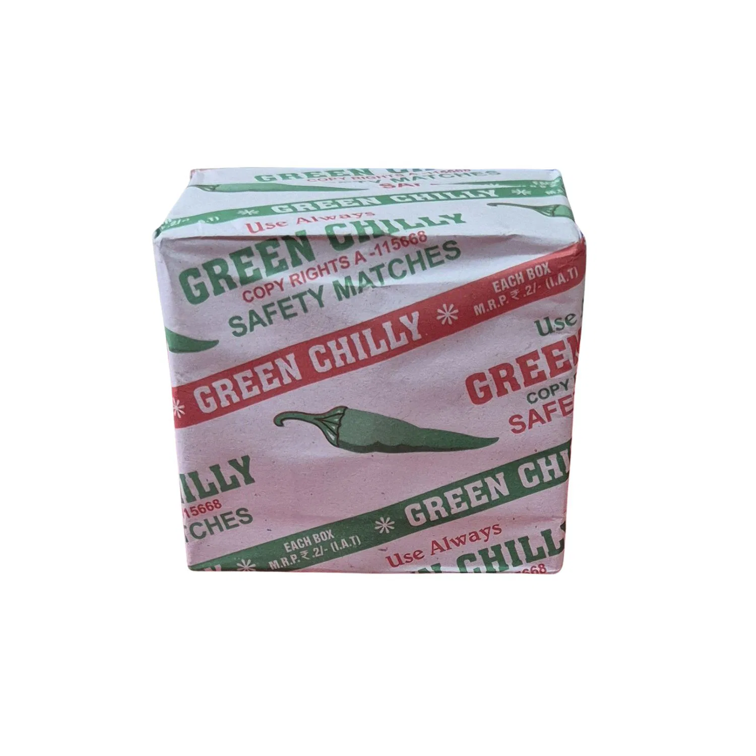 Green Chili Match Box