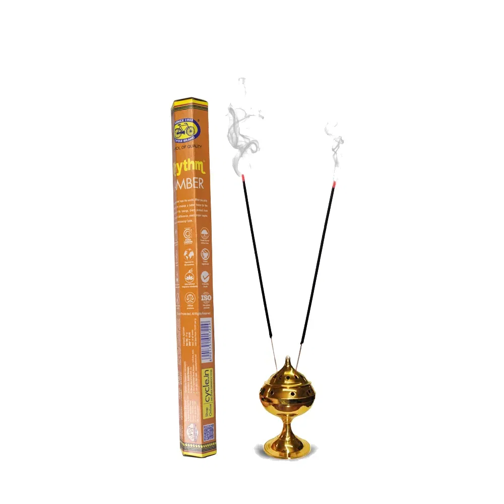 Cycle Rhythm Amber -16 gm Pooja Agarbattis