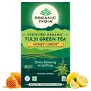 Organic India Tulsi Green Tea Honey Lemon 25 Teabags – image 1