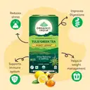 Organic India Tulsi Green Tea Honey Lemon 25 Teabags – image 4