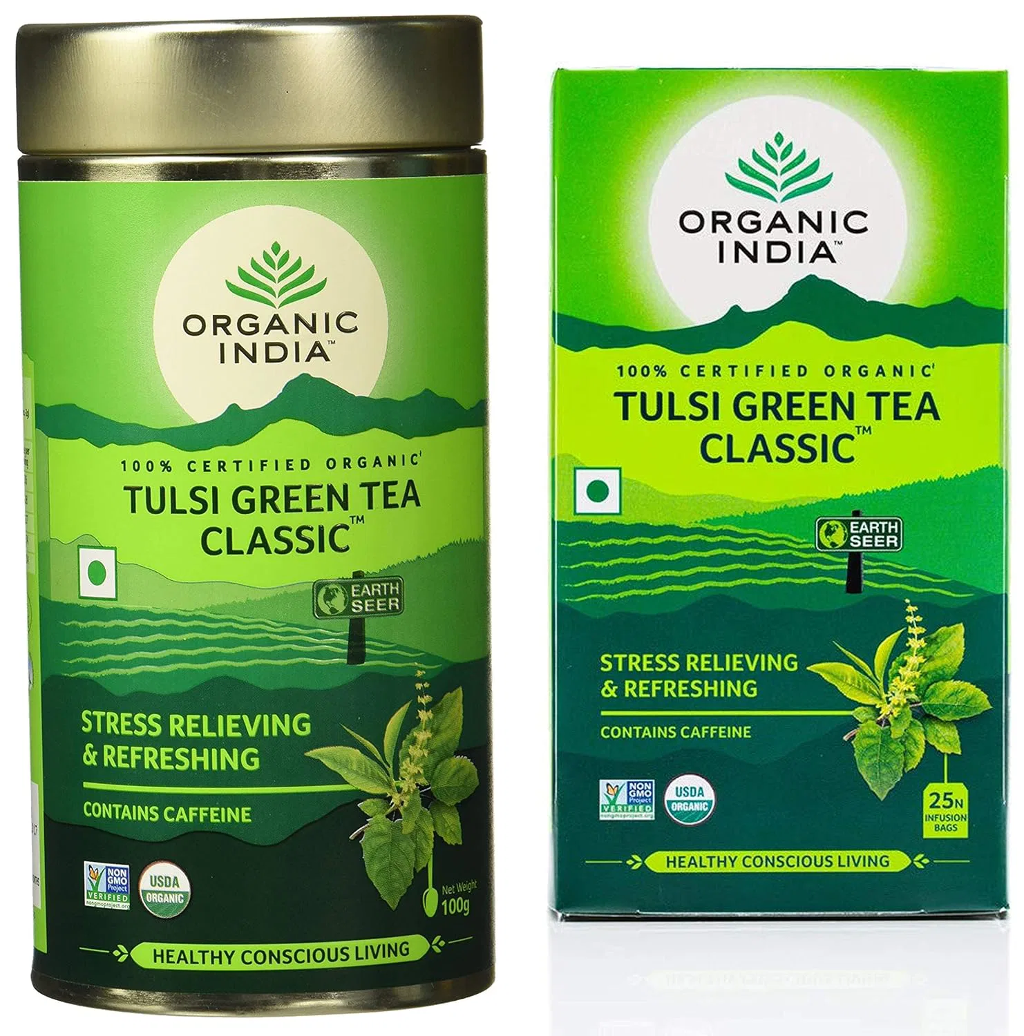 Organic India Classic Tulsi Green Tea