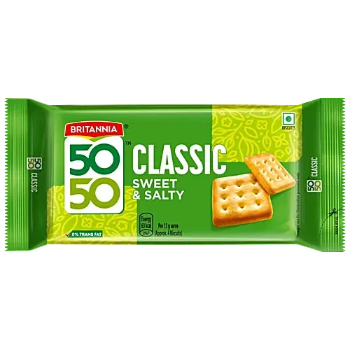 Britannia 50-50 Sweet & Salty Biscuit 
